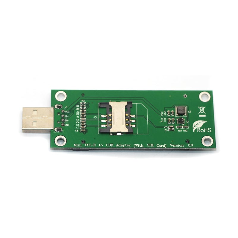 Mustpoint محول Mini PCIe WWAN إلى USB مع فتحة SIM، محول اختبار وحدة Mini PCI Express WWAN/LTE/4G، يدعم بطاقة الشبكة الواسعة اللاسلكية 30mm 50mm - Image 3